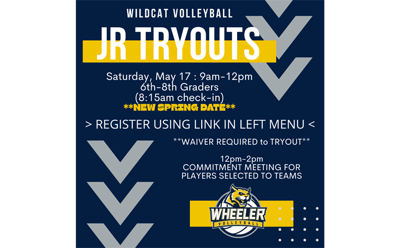 JUNIOR WILDCAT TRYOUTS